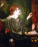 Veronica Veronese by Dante Gabriel Rossetti — hand-painted portrait oil painting reproduction on canvas