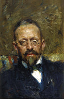 Portrait of the painter Rafael Senet y Perez by Umberto Veruda — male oil painting wall art, Realism