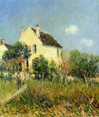 Veslez by Gustave Loiseau — hand-painted architectural oil painting reproduction on canvas