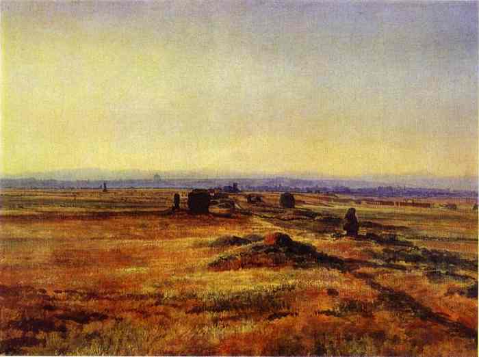 Via Appia by Alexander Ivanov — hand-painted eco oil painting reproduction on canvas