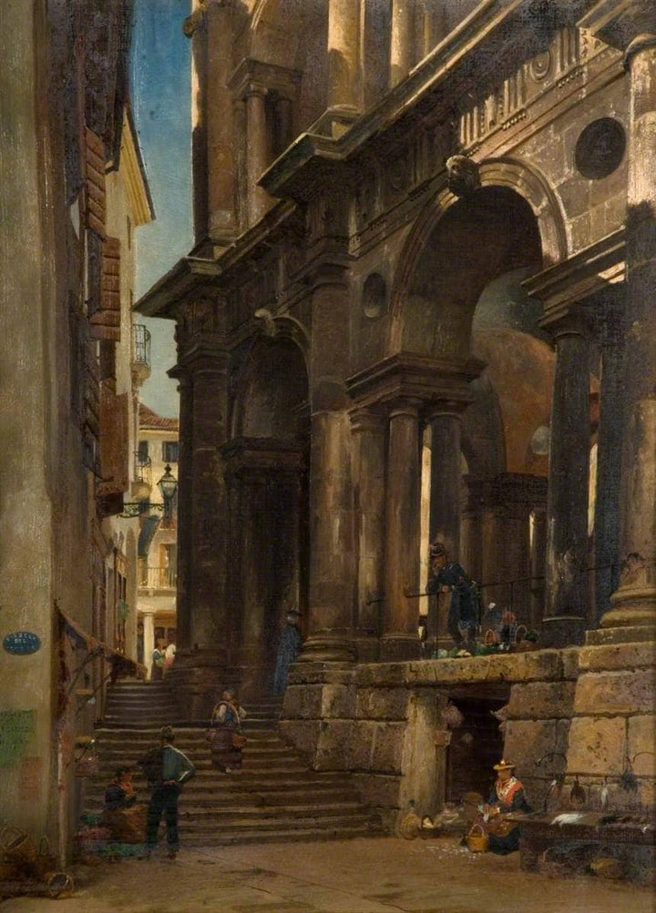Vicenza by John O'Connor — hand-painted architectural oil painting reproduction on canvas