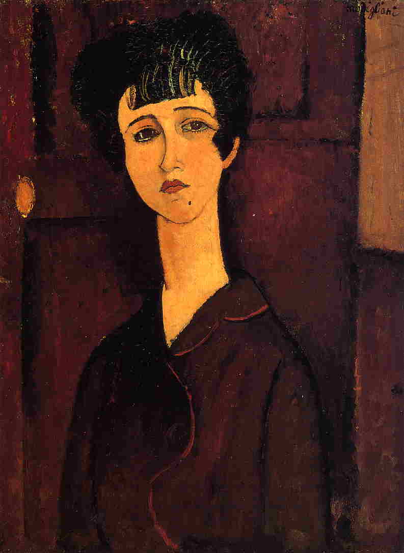 Victoria by Amedeo Modigliani — hand-painted portrait oil painting reproduction on canvas
