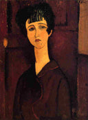 Victoria by Amedeo Modigliani — male oil painting wall art, Expressionism