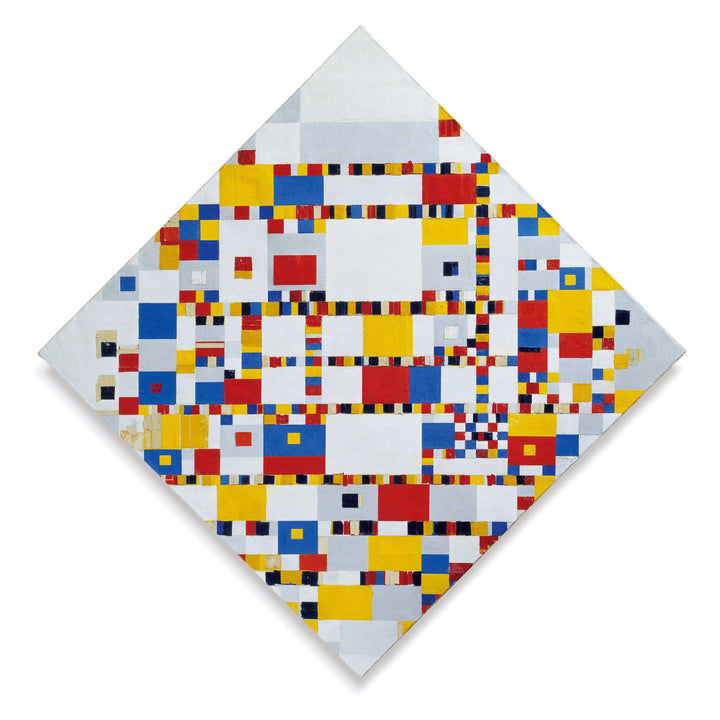 Victory Boogie Woogie by Piet Mondrian — hand-painted abstract oil painting reproduction on canvas