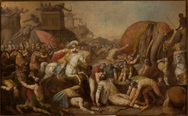 Victory Of Alexander the Great Over Poros, King Of India