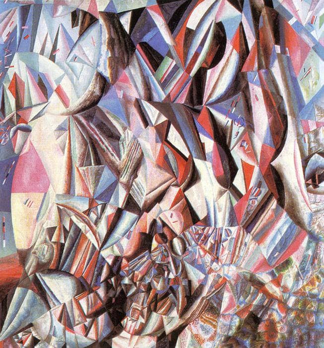 Victory over Eternity by Pavel Filonov — hand-painted abstract oil painting reproduction on canvas