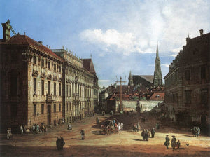 Vienna, the Lobkowitzplatz - Bernardo Bellotto