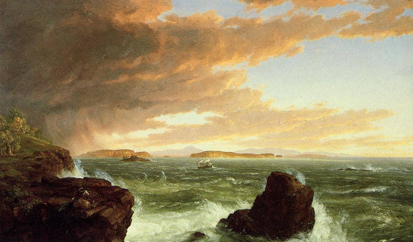 View Across Frenchman`s Bay from Mount Desert Island, After a Squall