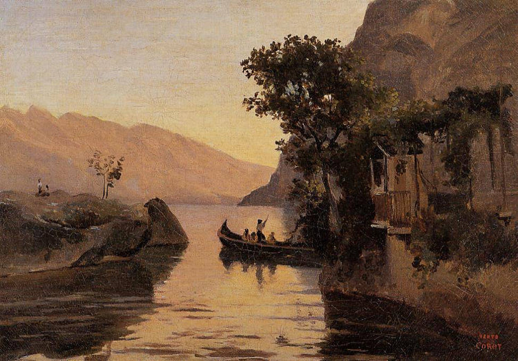 View at Riva, Italian Tyrol - Camille Corot