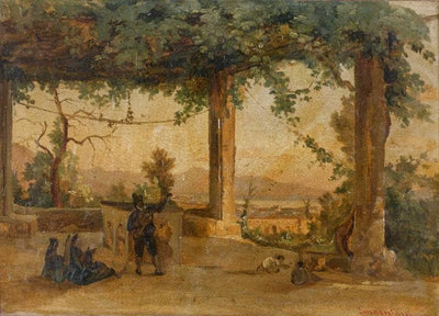 View from Capodimonte by Gabriele Smargiassi — oil painting reproduction