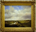 View from Dekkersduin by Johan Hendrik Weissenbruch — vintage oil painting wall art, Realism