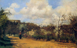 View from Louveciennes - Camille Pissarro