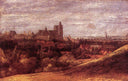 View of Brussels from the North East by Hercules Seghers — hand-painted architectural oil painting reproduction on canvas