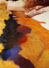 View of Cagne from Horseback by Felix Vallotton — hand-painted abstract oil painting reproduction on canvas