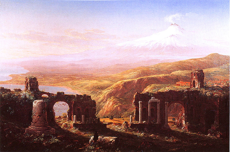 View of Mount Etna from Taormina - Thomas Cole