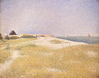 View of Fort Samson by Georges Seurat — hand-painted architectural oil painting reproduction on canvas
