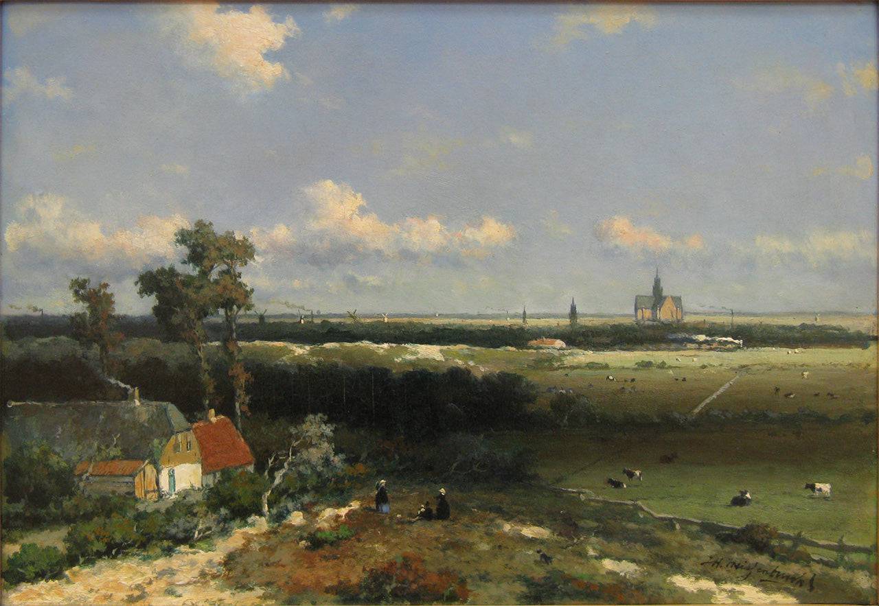 View of Haarlem - Johan Hendrik Weissenbruch