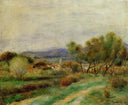 View of La Sayne by Pierre-Auguste Renoir — hand-painted landscape oil painting reproduction on canvas