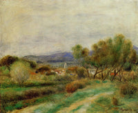 View of La Sayne by Pierre-Auguste Renoir — hand-painted landscape oil painting reproduction on canvas