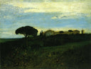 View of La Tour de Farges by Gustave Courbet — seascapes oil painting wall art, Realism