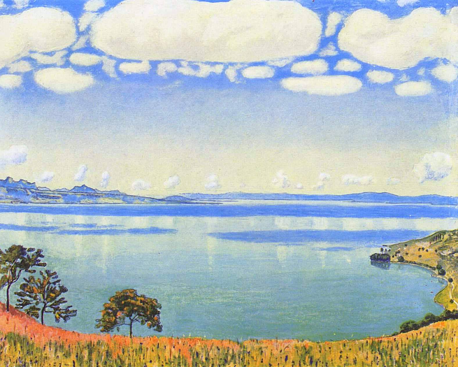 View of Lake Leman from Chexbres - Ferdinand Hodler