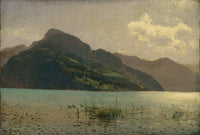 View of Lake Lucerne Opposite Brunnen