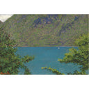 View of Lake Maggiore by Angelo Morbelli — mountain oil painting wall art, Divisionism