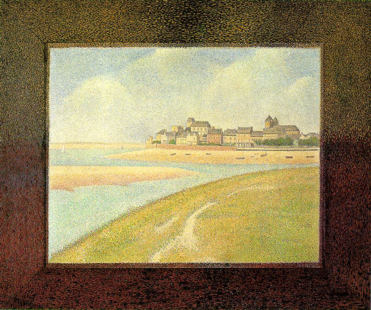 View of Le Crotoy, from Upstream - Georges Seurat