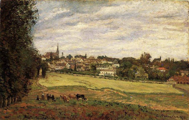 View of Marly le Roi - Camille Pissarro