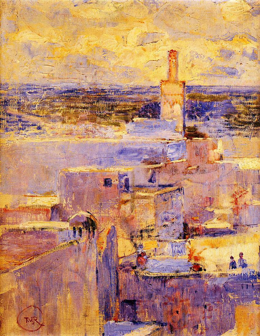 View of Meknes, Morocco - Theo van Rysselberghe