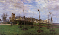 View of Montmartre from the Cite des Fleurs