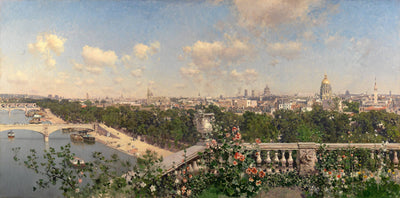 View Of Paris From The Trocadero