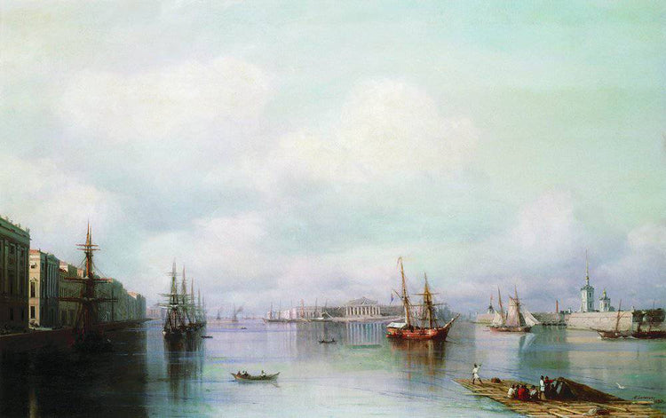 View of Peterburg - Ivan Aivazovsky