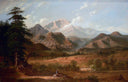 View of Pike's Peak by George Caleb Bingham — hand-painted eco oil painting reproduction on canvas