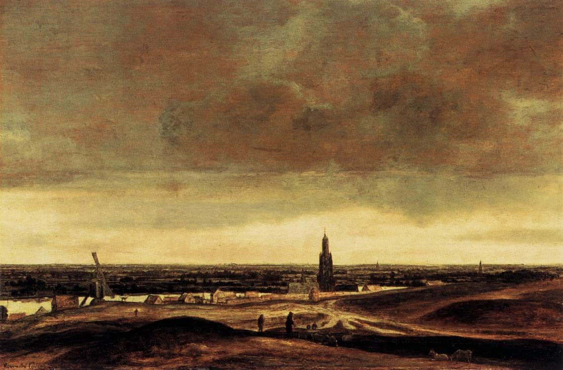 View of Rhenen - Hercules Seghers