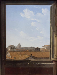 View of Rome from the window
