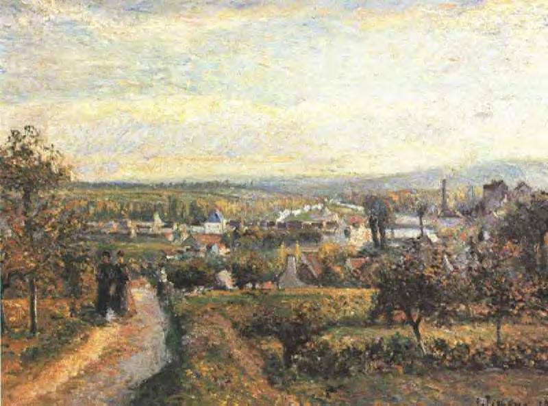 View of Saint Ouen L'Aumone - Camille Pissarro