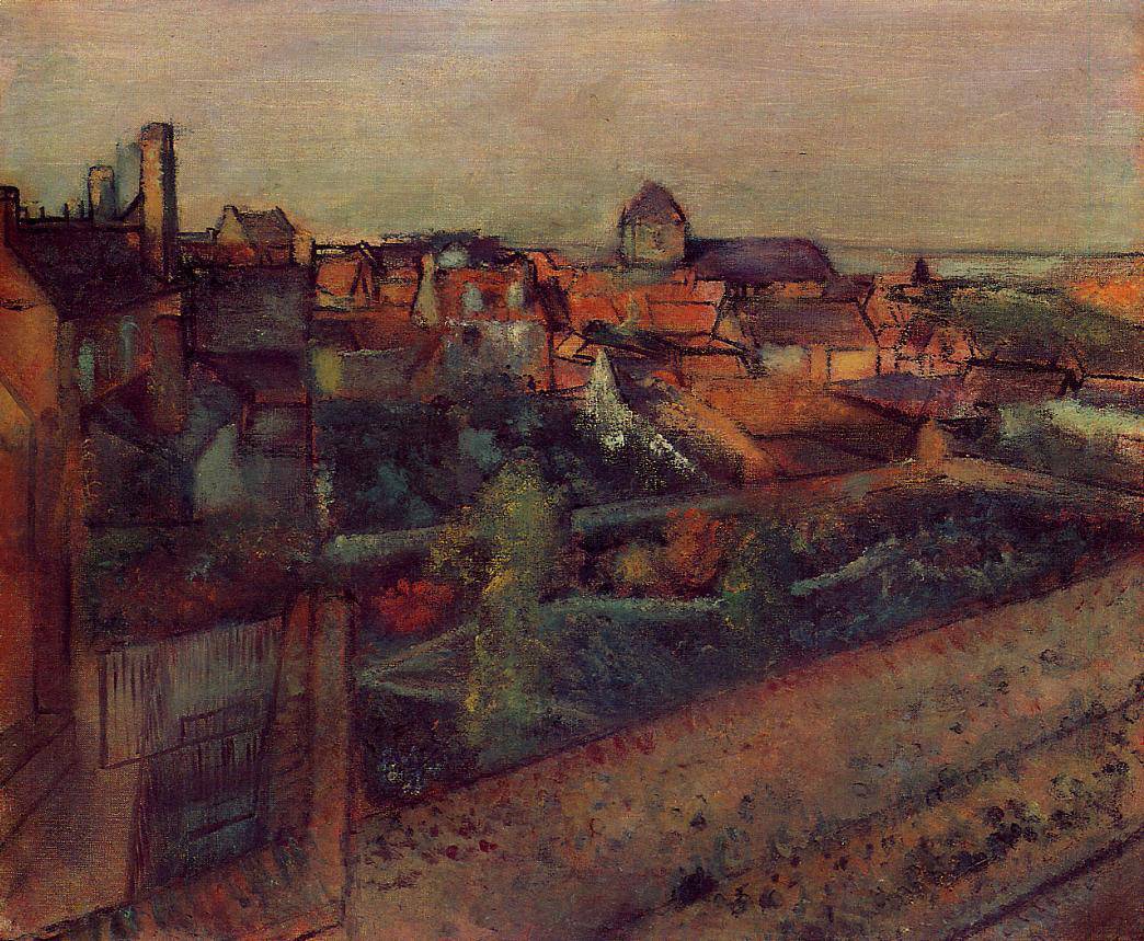 View of Saint-Valery-sur-Somme - Edgar Degas