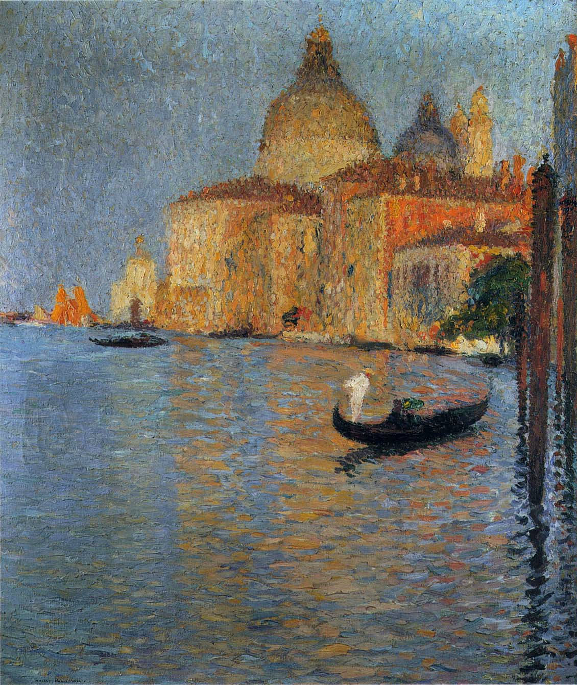 View of Salute in Venice - Henri Martin