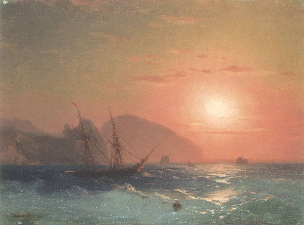 View Of The Ayu Dag, Crimea - Ivan Aivazovsky