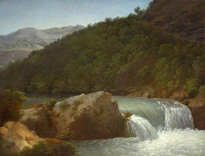 View of the Cascade of the Gorge near Allevard - Jean-Joseph-Xavier Bidauld