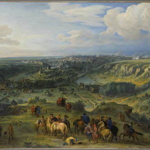 View of the City of Luxemburg from the baths of Mansfeld (taken on 3 June 1684) by Adam van der Meulen — Oil Painting Reproduction