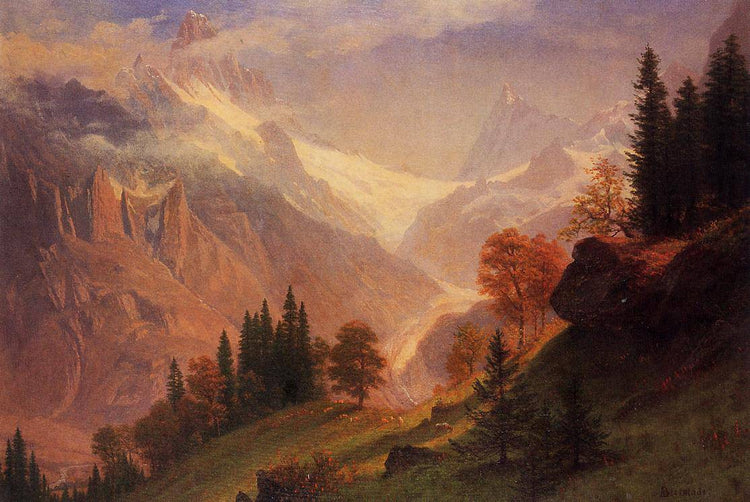 View of the Grunewald - Albert Bierstadt