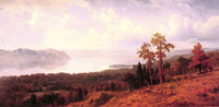 View of the Hudson Looking Across the Tappan Zee Towards Hook Mountain