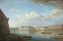 View of the Palace Embankment from St. Peter's and St. Paul's Fortress by Fyodor Alekseyev — hand-painted landscape oil painting reproduction on canvas