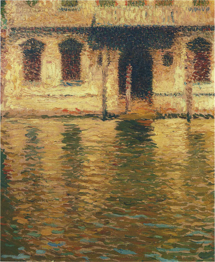 View of the Palace in Venice - Henri Martin