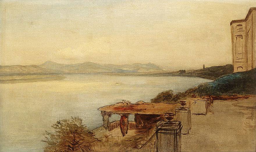 View of the Siebengebirge - Albert Flamm