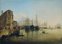 View of the Strada Nuova against the Giardini Pubblici in Venice