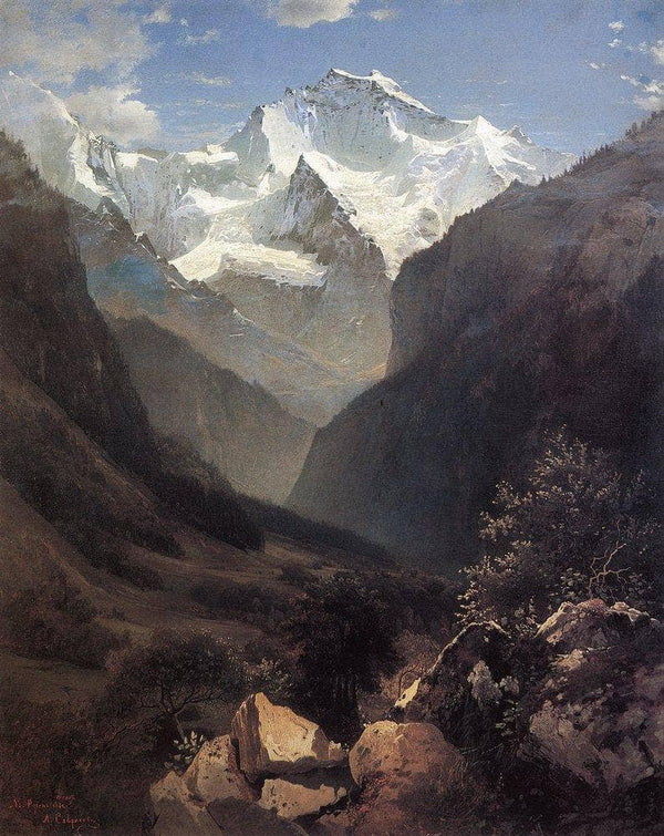 View of the Swiss Alps (Mount Small Ruhen)