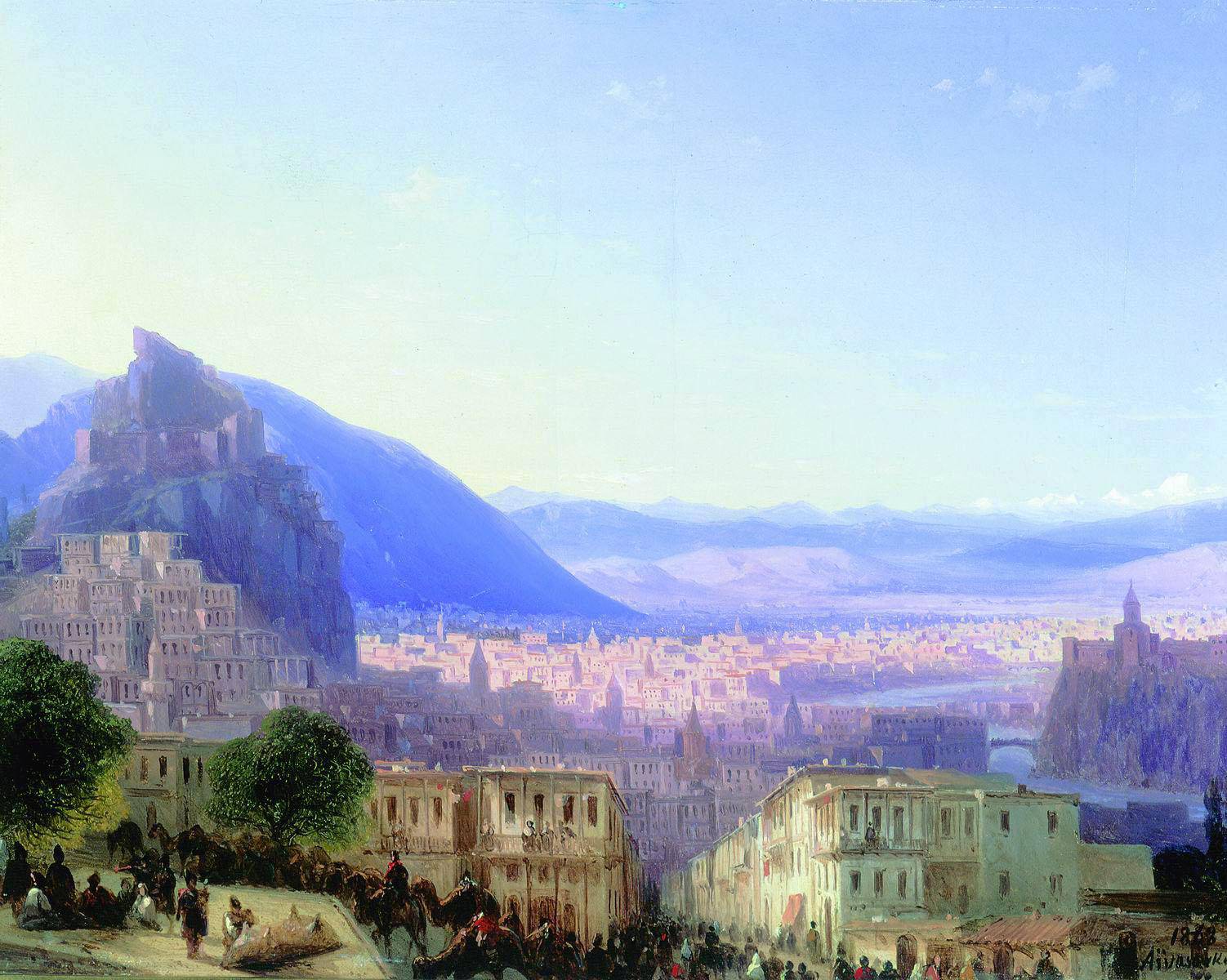 View of Tiflis - Ivan Aivazovsky